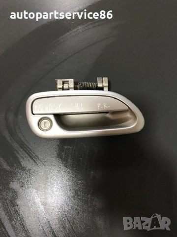 Външна дръжка на предна дясна врата Сребърен за Subaru Legacy (2001) 
