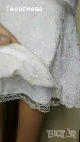 Нежна пола бяло и екрю с бродерия👗🍀M🍀👗арт.998, снимка 5 - Поли - 29266603