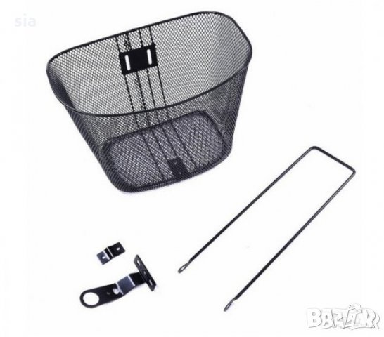 Кошница за велосипед, багажник със ситна мрежа