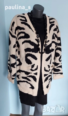 Два броя / Жилетка с джобове "Zara" - вълна и мохер / голям размер, снимка 10 - Жилетки - 28153166