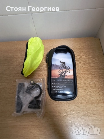 Въртяща се на 360° чанта за велосипед за телефон и аксесоари