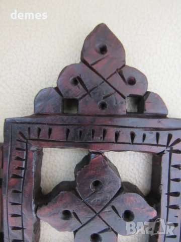 Дървен християнски кръст от Етиопия, снимка 8 - Колекции - 49715781