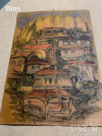 АРГИР МАНАСИЕВ пастел/пейзаж голям формат