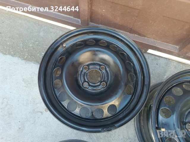 Железни джанти 15 4х100 Опел , снимка 2 - Гуми и джанти - 54305584