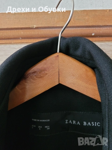 Черно палто Zara МИЛИТЪРИ златни копчета , снимка 8 - Палта, манта - 51795828