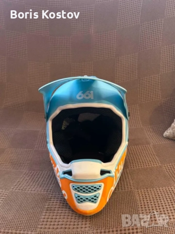661 RESET MIPS GEO BLORANGE - Фул фейс каска, снимка 2 - Аксесоари за велосипеди - 51492127