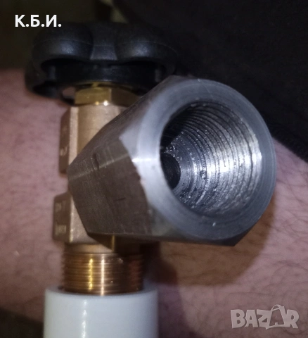Продавам МЕТАЛНА БУТИЛКА - 4L - 200 BAR - АТМОСФЕРИ работно налягане, снимка 11 - Въздушно оръжие - 54346360