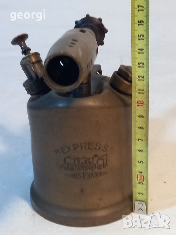 Стара френска бензинова горелка, снимка 9 - Антикварни и старинни предмети - 38862272