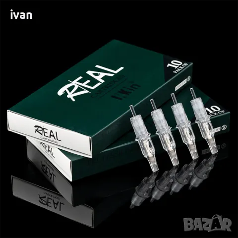 Real 90 броя  игли за татуировки.  9 различни вида 