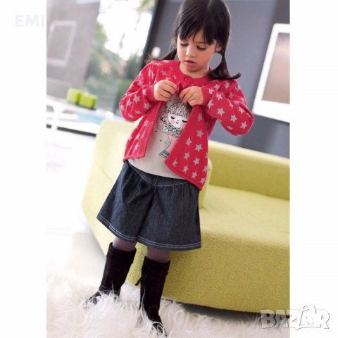 Жилетка за момиченце на 5 - 6 г, снимка 2 - Детски пуловери и жилетки - 29996526