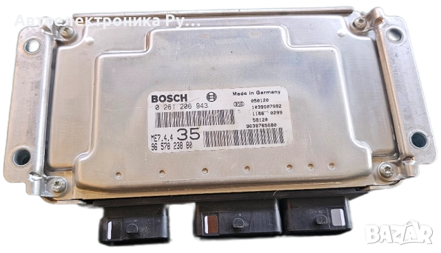 Компютър двигател за Peugeot 307, 1.6, 16V, 0261206943, 0 261 206 943, 96 474 805 80, 9647480580