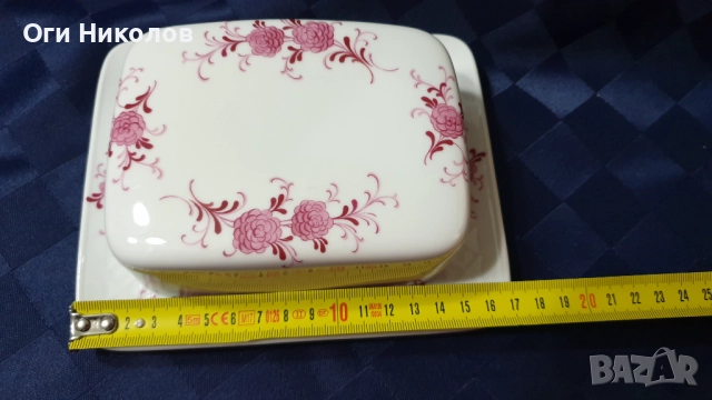 Порцеланов съд за масло- Бавария, снимка 5 - Сервизи - 52257713