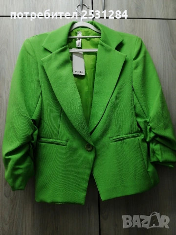 Дамско зелено сако, размер Л