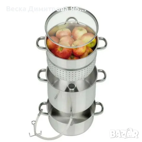 Соковарка, 8л., неръжд. стомана, снимка 7 - Други - 47358120