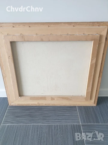 77х67см/голяма картина масло върху платно/градски пейзаж-Париж/дървена рамка, снимка 10 - Картини - 51177008