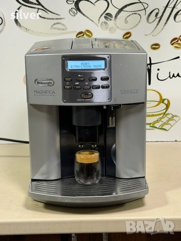 Кафемашина кафе автомат delonghi magnifica Elegance с гаранция, снимка 3 - Кафемашини - 53050389