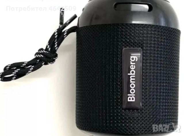 Преносим Високоговорител Тонколона Bloomberg Bluetooth USB, снимка 5 - Bluetooth тонколони - 52419916