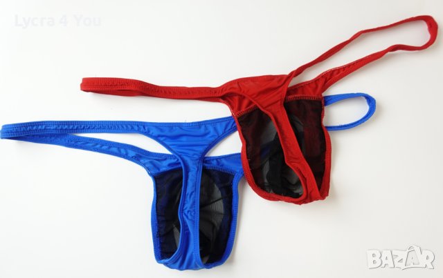 Нови мъжки прашки - сини, бели и червени, снимка 6 - Бельо - 44502386