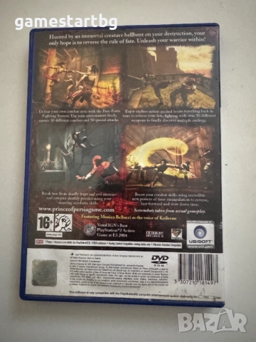   Prince of Persia Warrior Within за PS2, снимка 2 - Игри за PlayStation - 52915725