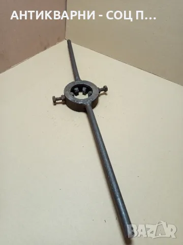 Стар Голям Върток С Голяма Плашка За Резби Резба., снимка 4 - Антикварни и старинни предмети - 49743694