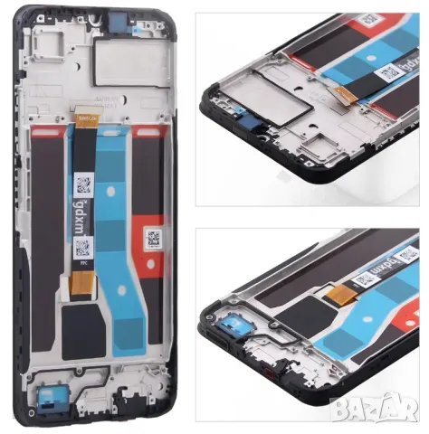 Дисплей за Realme Note 50 RMX3834, 6.74'' Realme Note 50, тъч скрийн, екран с рамка, тъчскрийн, OPPO, снимка 3 - Резервни части за телефони - 49276740