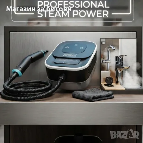 Парочистачка 2500 W с комплект аксесоари – Мощно почистване с гореща пара, снимка 4 - Парочистачки и Водоструйки - 55836429