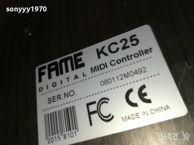 FAME KC25-ВНОС FRANCE 1705252301LCHERY, снимка 17 - Синтезатори - 50329485