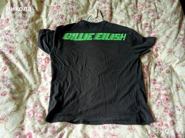 Нова оригинална тениска на Billie Ellish , снимка 3 - Тениски - 53946505