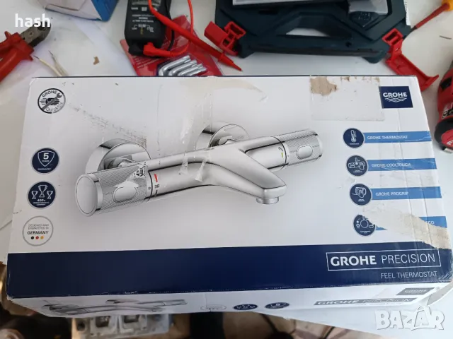 Термостатен смесител за вана/душ Precision Feel, снимка 12 - Смесители - 49273650