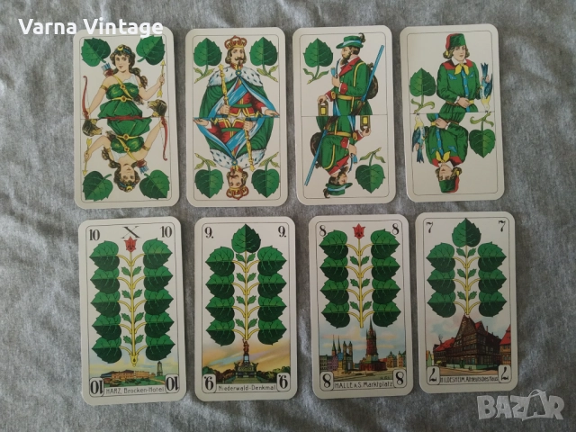 РЕДКИ колекционерски карти в оригиналната пластмасова кутия НОВИ. ASS Altenburg Германия., снимка 4 - Карти за игра - 51964087