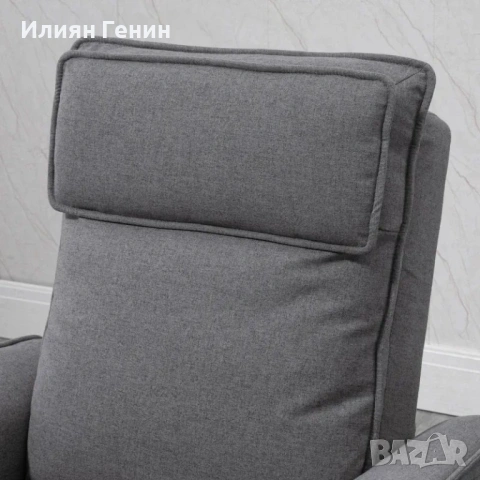 HOMCOM Реклайнер с асистент за повдигане, масажен фотьойл, снимка 6 - Дивани и мека мебел - 54178640