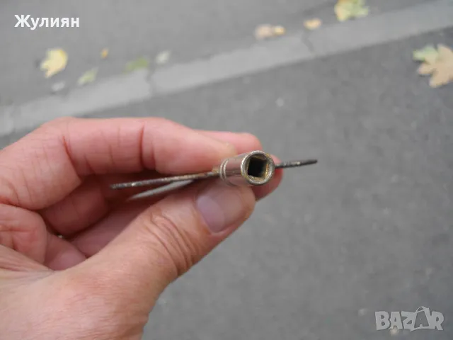 СТАРО КЛЮЧЕ КЛЮЧ ЗА СТЕНЕН ИЛИ КАМИНЕН ЧАСОВНИК , снимка 4 - Антикварни и старинни предмети - 47549004