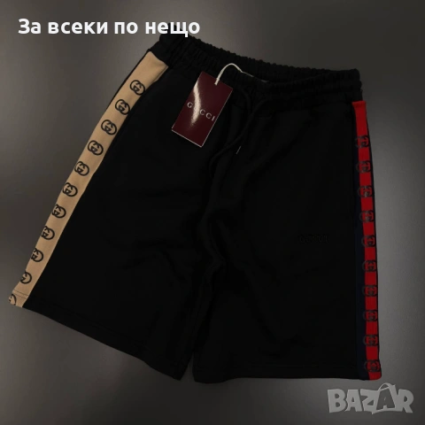 Gucci Мъжки Летен Екип Тениска И Къси Панталонки👕🩳Мъжки Къс Комплект Код Mens P.202, снимка 3 - Спортни дрехи, екипи - 53921680