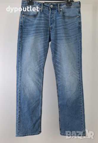 Jack & Jones Clark Red - Мъжки дънки Regular Fit, размер - 32W/"32