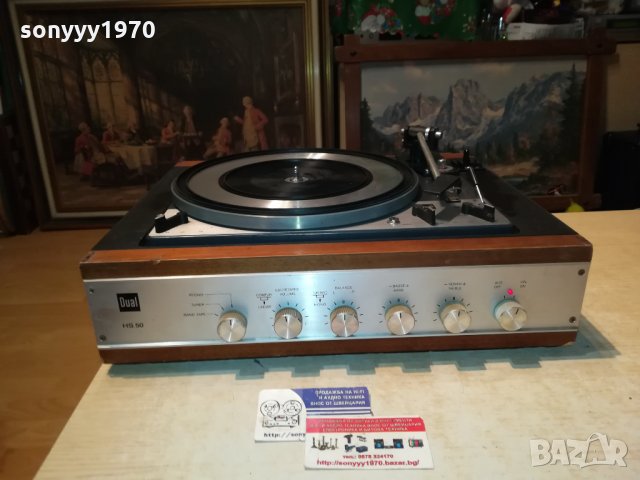 DUAL HS50-DUAL 1209-MADE IN GERMANY 1112211021, снимка 5 - Грамофони - 35101988