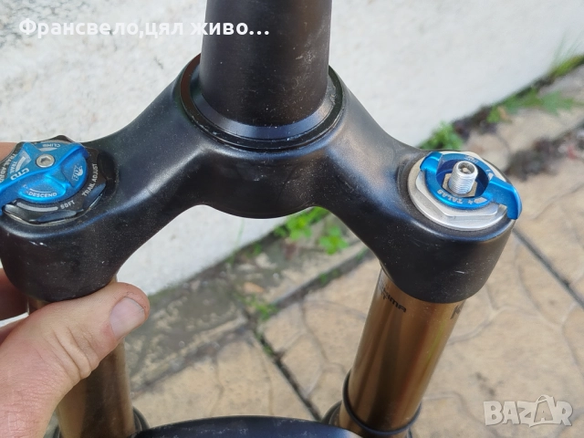 27.5 напълно работеща вилка за велосипед колело fox , снимка 2 - Части за велосипеди - 52544979