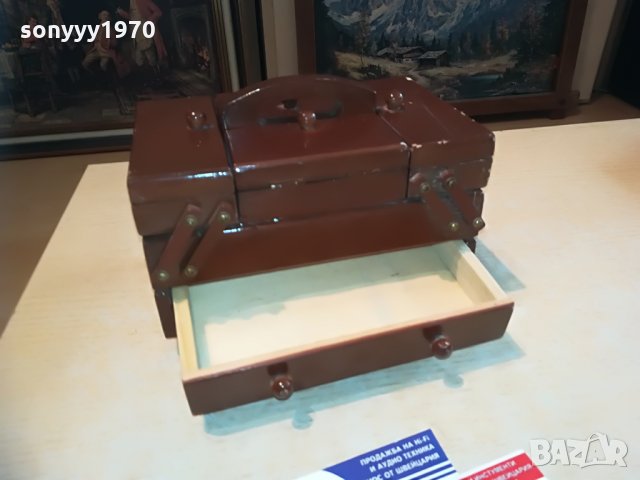 кафява готина кутия за съкровища-внос англия, снимка 8 - Колекции - 29138056