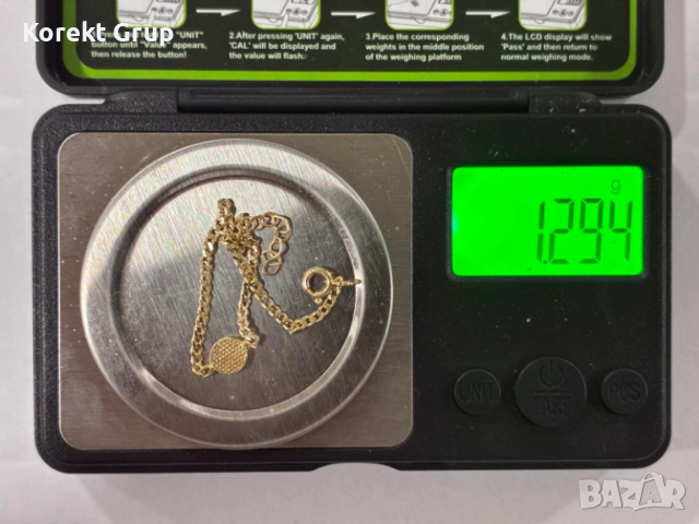 Златна бебешка гривна 14к, снимка 4 - Гривни - 54259853