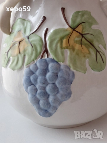 Много рядка авторсака порцеланова кана за вино-еротика/вместимост-1500-1800 мл., снимка 14 - Аксесоари за кухня - 52315765