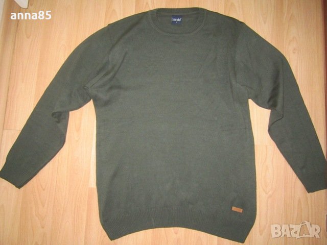 Зелен тънък пуловер р-р Л, снимка 3 - Пуловери - 31044371