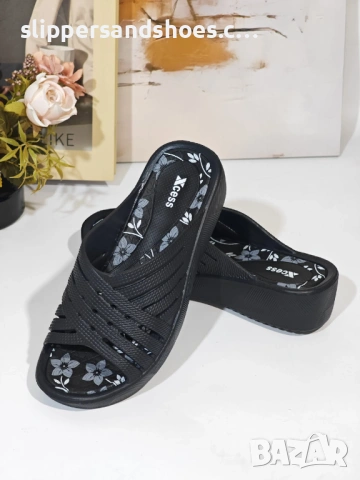 Дамски чехли на платформа 36/41, снимка 2 - Джапанки - 53936138