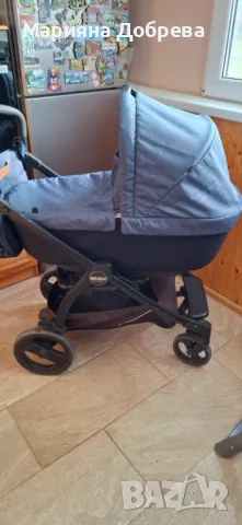 Комбинирана количка Per Perego Futura 3 in 1 + Бебешки шезлонг Cangaroo, снимка 15 - Детски колички - 48036792