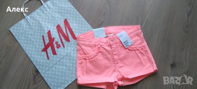 Нови!!! H&M - къси панталони 8-9г, снимка 6 - Детски къси панталони - 37534612