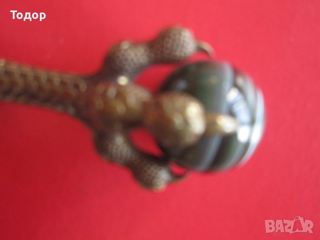 Бронзова пластика фигура орлови нокти , снимка 6 - Статуетки - 38440039