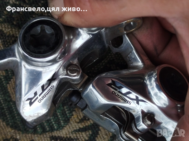 Хидравлични спирачки за велосипед колело Shimano xtr bl m 985 свалени от 29 цола с дискове , снимка 10 - Части за велосипеди - 52551534