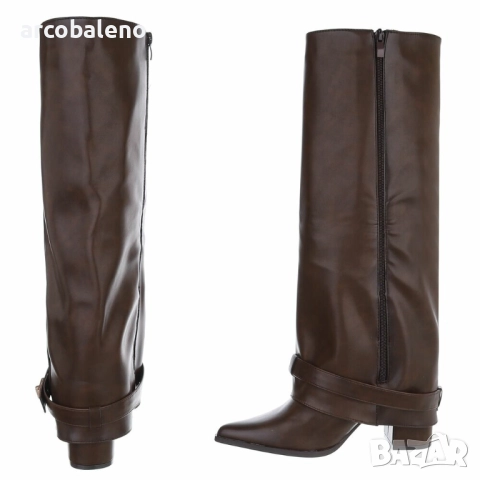 Дамски ботуши на висок ток, 3цвята , снимка 6 - Дамски ботуши - 52325854