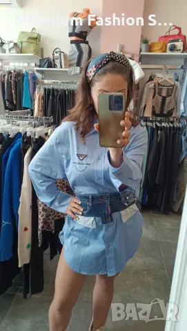 Дамска памучна риза, снимка 4 - Ризи - 49052728