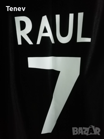 Real Madrid Raul 1999 2000 2001 Adidas AWAY оригинална тениска фланелка Реал Мадрид екип Раул , снимка 4 - Тениски - 52817321