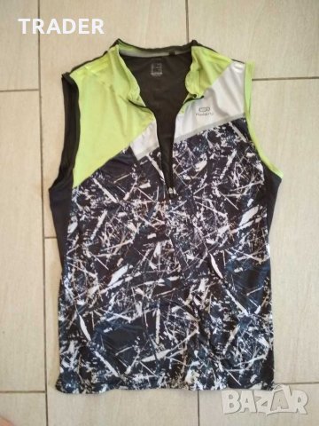 Джърси тениска  за бягане колоездене елек KALENJI DECATHLON, снимка 4 - Спортна екипировка - 19639344