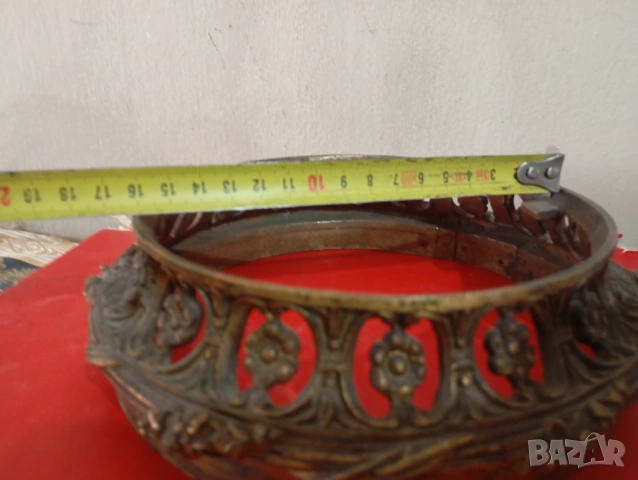 Стара барокова. поставка, снимка 3 - Други ценни предмети - 53922982